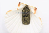 Elephant Buddha Pendants, Yoga Mala Brass Pendants #660, Artistic Pendants