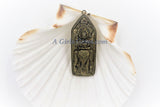 Elephant Buddha Pendants, Yoga Mala Brass Pendants #660, Artistic Pendants