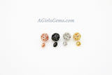 CZ Micro Pave Clasps Beads, Links, Clasps