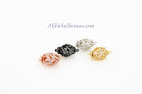 CZ Micro Pave Clasps Beads, Links, Clasps