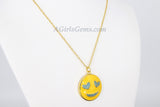 Enamel Pendant Heart Eyes Emoji Charms, Sunglasses Emoji Necklaces, *Cute* Happy Smiley Face Charms *Love* Gold Emoji Pendants