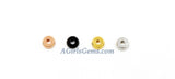 Gold Spacer Beads, 20 pcs Rondelle Spacer Donuts Beads, Flat Beads 4
