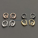 Smooth Ear Hooks, Rose, Gold