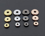 Brushed Gold Drum Beads, 6 mm 8 mm 10 mm Barrel Bead # 3130, Long Round Cylinder