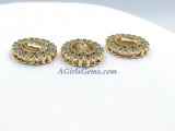 Rainbow CZ Mary Charms, CZ Micro Pave Connector Beads, Jesus Pendants