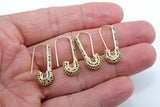 CZ Micro Pave Flamingo Earrings, Gold Rainbow Post Stud Hoops Bird Earrings,Beach Tropical Minimalist Animal Lover Jewelry, Lgbt Pride