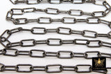 Chunky Link Chain, Rectangle Chains, Gold Paperclip Chains CH# 124