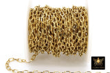 Stainless Steel Chain, 304 Silver, Gold Oval Chains