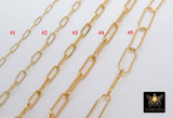 14 K Gold Large Toggle Bar Necklace, Large Double Wrap Rectangle Oval Chain Link Everyday Choker