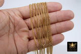 Gold Cuban Curb Chain, 304 Stainless Steel CH #157, Gold Flat Miami Diamond Cut 4 x 3 mm
