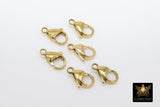 Silver Lobster Clasps, Stainless Steel Lobster Claws,Jewelry Findings # 2293, 12