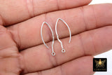 14 K Gold Filled Ear Wire Hooks with Dangle Chain, 925 Sterling Silver V Wire Earring Findings # 2165, 14 20 Jewelry
