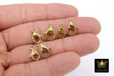Silver Lobster Clasps, Stainless Steel Lobster Claws,Jewelry Findings # 2293, 12