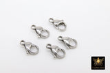 Silver Lobster Clasps, Stainless Steel Lobster Claws,Jewelry Findings # 2293, 12