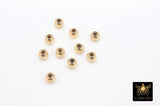 925 Sterling Silver Slider Beads, 14 K Gold Filled Dainty Chain Silicon Stopper Beads #2145, 4 mm 6 mm 8 mm