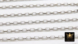 Silver Box Chains, Rectangle Box Chains CH #140, Thick 5.0 x 3.5 mm Unfinished Gold Chunky Jewelry Chains