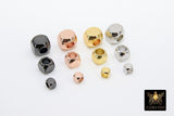 Square Spacer Beads, 20 pcs Box Spacer Beads #2494, 4 Sizes Necklace Bracelet - 8 mm Rose Gold