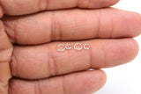 925 Sterling Silver Jump Rings, Open Snap Close Rings # 3300, 4 mm or 5 mm