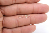 925 Sterling Silver Jump Rings, Open Snap Close Rings, 4 mm or 5 mm