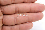 925 Sterling Silver Jump Rings, Open Snap Close Rings, 4.5 mm 5 mm or 6 mm