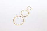 14 K Gold Filled Circle Link Rings, 15, 20