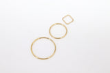 14 K Gold Filled Circle Link Rings, 10, 15
