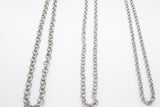 Stainless Steel ROLO Chain, 4, 5 and 6 mm Silver Chains CH #142