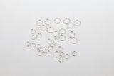 925 Sterling Silver Jump Rings, Open Snap Close Rings, 4.5 mm 5 mm or 6 mm