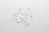 925 Sterling Silver Jump Rings, Open Snap Close Rings # 3300, 4 mm or 5 mm