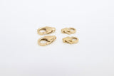 14 K Gold Filled Lobster Clasps, Parrot Clasp Jewelry Findings # 2119, Sizes 5.5 x 8.2 mm