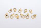 14 K Gold Filled Lobster Clasps, Parrot Clasp Jewelry Findings # 2119, Sizes 5.5 x 8.2 mm