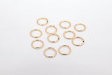 14 K Gold Filled Jump Rings, 7.0 or 8.0 mm Open Snap Close Rings, Very Strong Thick 19 Gauge