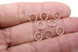 14 K Gold Filled Jump Rings, 7 mm 8 mm 9 mm, or 10 mm Open Snap Close Rings # 3313