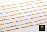 14 K Gold Filled Rolo Chains, 14 20 Unfinished By The Foot CH #767, 3.5 mm Oval 1.4 mm Thick Rolo Chain