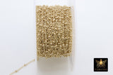 14 K Gold Filled Satellite Chains, 2.3 mm Fancy Cable with 2.1 mm beads CH #738, 14 20 Unfinished By Foot