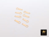 14 K Gold Filled Quality Tag Ends, 14 20 Stamped, 925 Sterling Silver Chain Jewelry Tag Ends #2112