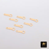 14 K Gold Filled Quality Tag Ends, 14 20 Stamped, 925 Sterling Silver Chain Jewelry Tag Ends #2112