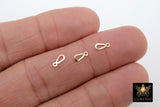 14 K Gold Filled Quality Tag Ends, 14 20 Stamped 1/20 14K Chain Lobster Clasp Tag Ends # 2113, Large Hole End - 10 Pieces