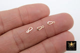 14 K Gold Filled Quality Tag Ends, 14 20 Stamped 1/20 14K Chain Lobster Clasp Tag Ends #2113, Large Hole End