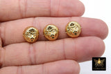 Monkey Charm Beads, 2 Pcs Ape Focal Gold Bead, Animal Head Cat Focal Bead in Cubic Zirconia Focal Bead