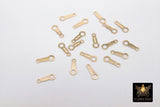 14 K Gold Filled Quality Tag Ends, 14 20 Stamped, 925 Sterling Silver Chain Jewelry Tag Ends #2112