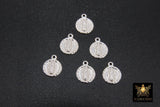 925 Silver Virgin Mary Charms, 14 mm Virgin Guadalupe # 896, Blessed Rosary Charms