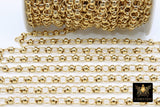 Gold ROLO Chain, 9 mm Gold Thick Round Chains CH# 101, Chunky Unfinished Long and Short