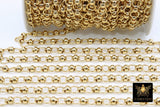 Gold ROLO Chain, 9 mm Gold Thick Round Chains CH #101, Chunky Unfinished Long and Short