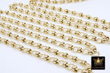 Gold ROLO Chain, 9 mm Gold Thick Round Chains CH #101, Chunky Unfinished Long and Short