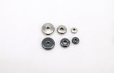 Rose Gold Rondelle Spacer Donuts Beads, 20 Pc Flat Heishi Spacers, Silver or Black 4