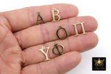 Greek Alphabet Gold Charms, Initial Letters in Stainless Steel, Initial Sorority Name Necklaces or Bracelets