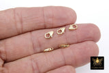 14 K Gold Filled Lobster Clasps, Parrot Clasp Jewelry Findings # 2119, Sizes 5.5 x 8.2 mm