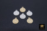 14 K Gold filled Jesus Charm, Tiny 14 20 Gold or 925 Sterling Silver Small Charms # 746, Minimalist Jesus Head Necklace