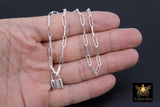 925 Sterling Silver Lock Necklace, Solid Silver Locking Clasp Elegant Submissive Discreet Day Collar, BDSM Jewelry
